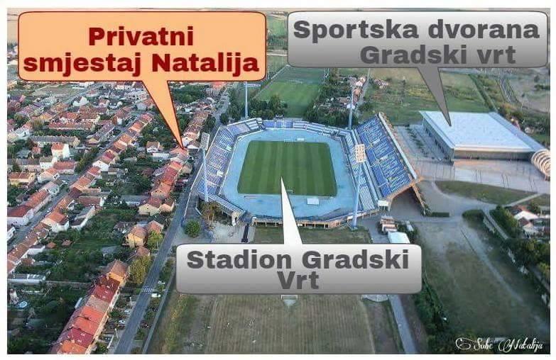 Hotel Smjestaj Natalija Osijek Exterior foto